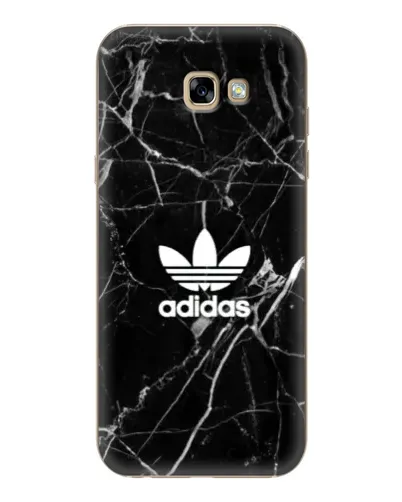 Чехол для Samsung Galaxy A7 2017 (A720, A720F) с картинкой «Белый мрамор Adidas»