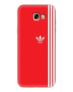 Чехол для Samsung Galaxy A7 2017 (A720, A720F) с картинкой «Красный минимализм Adidas»