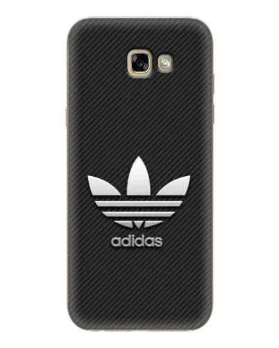 Чехол для Samsung Galaxy A7 2017 (A720, A720F) с картинкой «Adidas Карбоновая текстура»