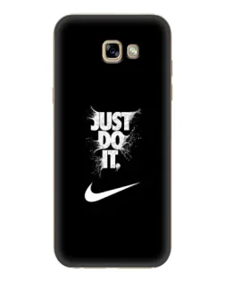 Чехол для Samsung Galaxy A7 2017 (A720, A720F) с картинкой «Текстовый принт Nike»