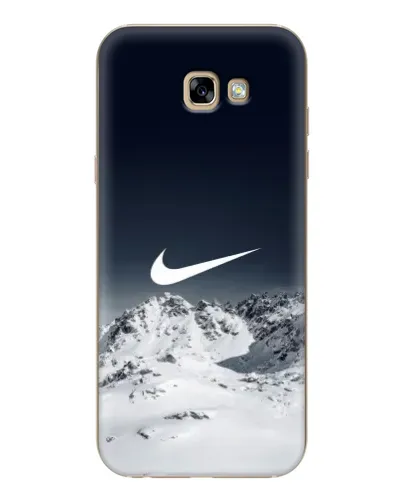 Чехол для Samsung Galaxy A7 2017 (A720, A720F) с картинкой «Nike — зимние горы»