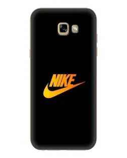 Чехол для Samsung Galaxy A7 2017 (A720, A720F) с картинкой «Золотой логотип Nike»