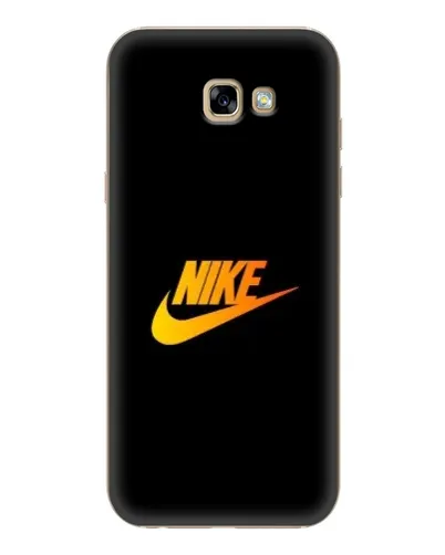 Чехол для Samsung Galaxy A7 2017 (A720, A720F) с картинкой «Золотой логотип Nike»