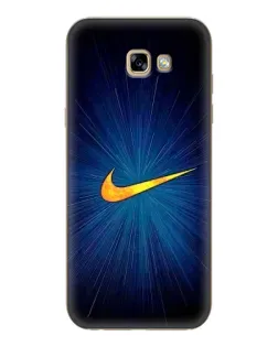 Чехол для Samsung Galaxy A7 2017 (A720, A720F) с картинкой «Синий пульс Nike» Чехол для Samsung Galaxy A7 2017 (A720, A720F) с картинкой «Синий пульс Nike»