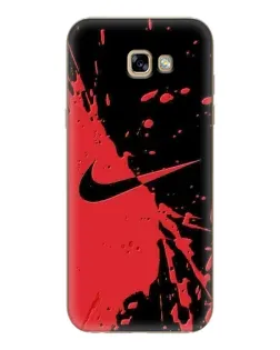 Чехол для Samsung Galaxy A7 2017 (A720, A720F) с картинкой «Красные брызги Nike» Чехол для Samsung Galaxy A7 2017 (A720, A720F) с картинкой «Красные брызги Nike»
