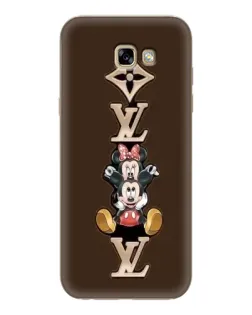Чехол для Samsung Galaxy A7 2017 (A720, A720F) с картинкой «LV и Микки Маус»
