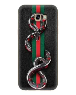 Чехол для Samsung Galaxy A7 2017 (A720, A720F) с картинкой «Gucci — змея на полосе» Чехол для Samsung Galaxy A7 2017 (A720, A720F) с картинкой «Gucci — змея на полосе»