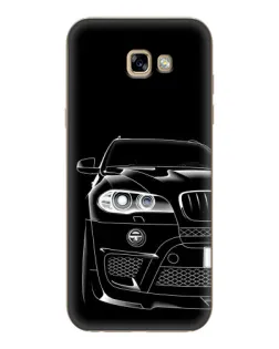 Чехол для Samsung Galaxy A7 2017 (A720, A720F) с картинкой «Темный силуэт BMW»