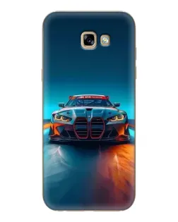 Чехол для Samsung Galaxy A7 2017 (A720, A720F) с картинкой «BMW — огни неона»