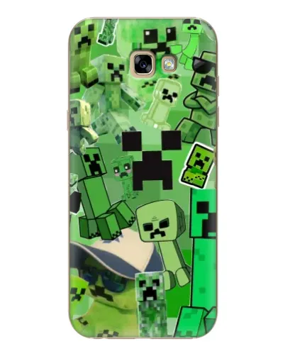 Чехол для Samsung Galaxy A7 2017 (A720, A720F) с картинкой «Криперы Minecraft» Чехол для Samsung Galaxy A7 2017 (A720, A720F) с картинкой «Криперы Minecraft»