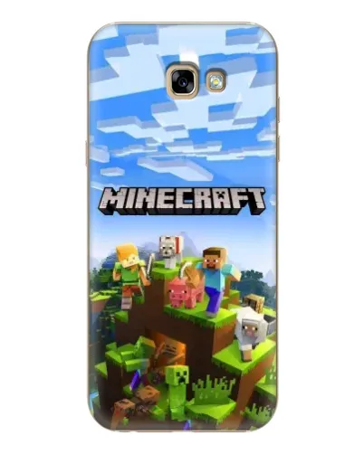 Чехол для Samsung Galaxy A7 2017 (A720, A720F) с картинкой «Minecraft классический мир» Чехол для Samsung Galaxy A7 2017 (A720, A720F) с картинкой «Minecraft классический мир»