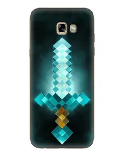 Чехол для Samsung Galaxy A7 2017 (A720, A720F) с картинкой «Алмазный меч неон»