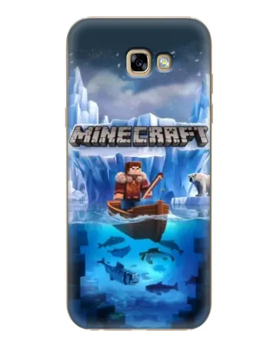 Чехол для Samsung Galaxy A7 2017 (A720, A720F) с картинкой «Minecraft ледяной мир» Чехол для Samsung Galaxy A7 2017 (A720, A720F) с картинкой «Minecraft ледяной мир»