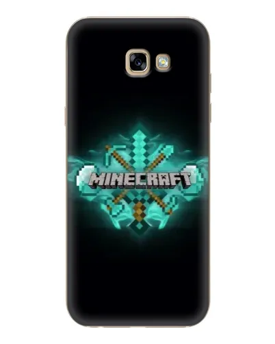 Чехол для Samsung Galaxy A7 2017 (A720, A720F) с картинкой «Minecraft Diamond лого» Чехол для Samsung Galaxy A7 2017 (A720, A720F) с картинкой «Minecraft Diamond лого»