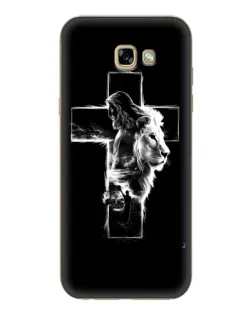 Чехол для Samsung Galaxy A7 2017 (A720, A720F) с картинкой «Сияющий крест Jesus»