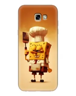 Чехол для Samsung Galaxy A7 2017 (A720, A720F) с картинкой «Губка Боб повар»