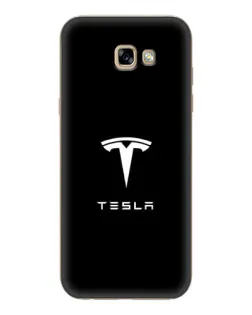 Чехол для Samsung Galaxy A7 2017 (A720, A720F) с картинкой «Tesla White Logo» Чехол для Samsung Galaxy A7 2017 (A720, A720F) с картинкой «Tesla White Logo»