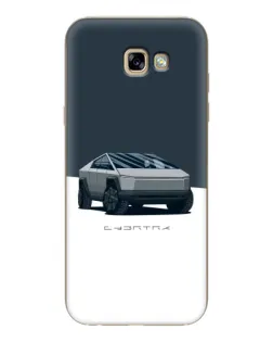 Чехол для Samsung Galaxy A7 2017 (A720, A720F) с картинкой «Серебристый Cybertruck Tesla» Чехол для Samsung Galaxy A7 2017 (A720, A720F) с картинкой «Серебристый Cybertruck Tesla»