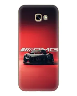 Чехол для Samsung Galaxy A7 2017 (A720, A720F) с картинкой «Mercedes AMG — красная линия»