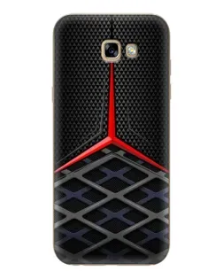Чехол для Samsung Galaxy A7 2017 (A720, A720F) с картинкой «Mercedes Carbon Grid»