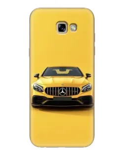 Чехол для Samsung Galaxy A7 2017 (A720, A720F) с картинкой «Желтый Mercedes GT»