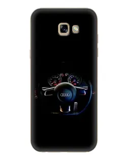 Чехол для Samsung Galaxy A7 2017 (A720, A720F) с картинкой «Салон Audi — руль»