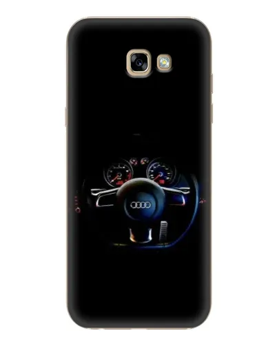 Чехол для Samsung Galaxy A7 2017 (A720, A720F) с картинкой «Салон Audi — руль»