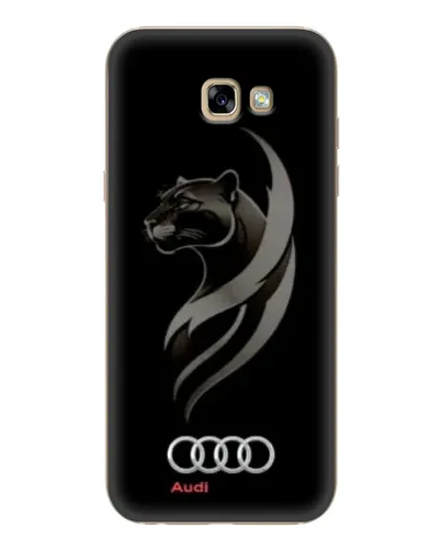 Чехол для Samsung Galaxy A7 2017 (A720, A720F) с картинкой «Графика — пантера и Audi»