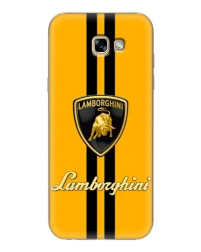 Чехол для Samsung Galaxy A7 2017 (A720, A720F) с картинкой «Lamborghini Stripe желтый»