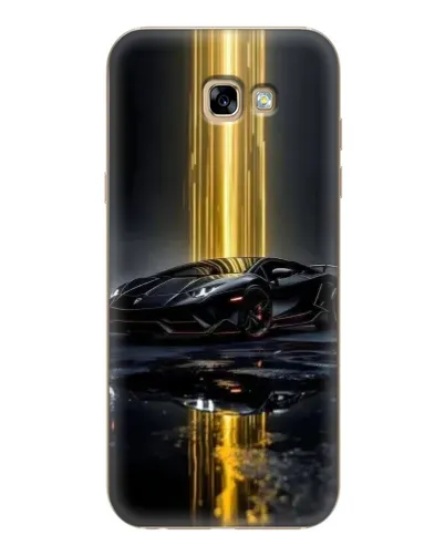 Чехол для Samsung Galaxy A7 2017 (A720, A720F) с картинкой «Ночной Lamborghini драйв»