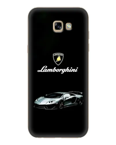 Чехол для Samsung Galaxy A7 2017 (A720, A720F) с картинкой «Логотип Lamborghini классика»
