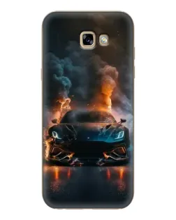 Чехол для Samsung Galaxy A7 2017 (A720, A720F) с картинкой «Lamborghini дымная эстетика»