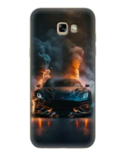 Чехол для Samsung Galaxy A7 2017 (A720, A720F) с картинкой «Lamborghini дымная эстетика»