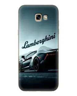 Чехол для Samsung Galaxy A7 2017 (A720, A720F) с картинкой «Классическая надпись Lamborghini»