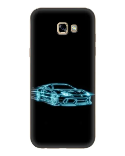Чехол для Samsung Galaxy A7 2017 (A720, A720F) с картинкой «Неоновый контур Lamborghini»