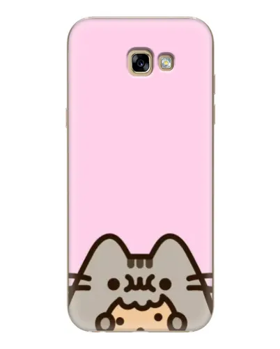 Чехол для Samsung Galaxy A7 2017 (A720, A720F) с картинкой «Pusheen и печенье»