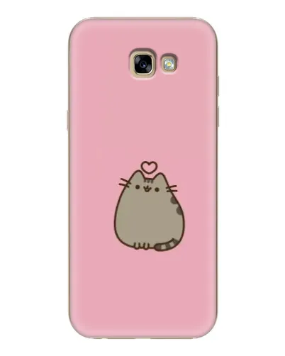 Чехол для Samsung Galaxy A7 2017 (A720, A720F) с картинкой «Pusheen сердце»