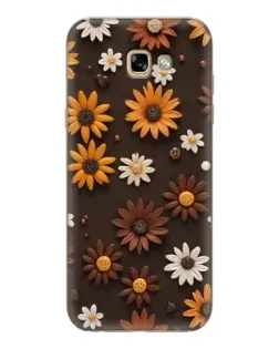Чехол для Samsung Galaxy A7 2017 (A720, A720F) с картинкой «Узор из маленьких подсолнухов» Чехол для Samsung Galaxy A7 2017 (A720, A720F) с картинкой «Узор из маленьких подсолнухов»