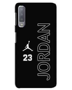 Чехол для Samsung Galaxy A7 2018 (A750) с картинкой «Jordan Vertical»