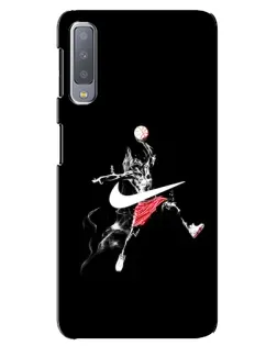 Чехол для Samsung Galaxy A7 2018 (A750) с картинкой «Jordan Jumpman»