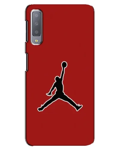 Чехол для Samsung Galaxy A7 2018 (A750) с картинкой «Jordan Red Back»