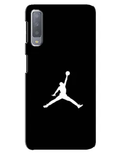 Чехол для Samsung Galaxy A7 2018 (A750) с картинкой «Jordan Silhouette»