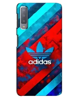 Чехол для Samsung Galaxy A7 2018 (A750) с картинкой «Абстракция Adidas» Чехол для Samsung Galaxy A7 2018 (A750) с картинкой «Абстракция Adidas»
