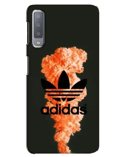 Чехол для Samsung Galaxy A7 2018 (A750) с картинкой «Оранжевый дым Adidas» Чехол для Samsung Galaxy A7 2018 (A750) с картинкой «Оранжевый дым Adidas»