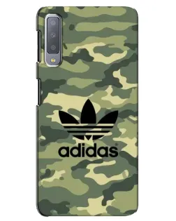 Чехол для Samsung Galaxy A7 2018 (A750) с картинкой «Милитари стиль Adidas» Чехол для Samsung Galaxy A7 2018 (A750) с картинкой «Милитари стиль Adidas»