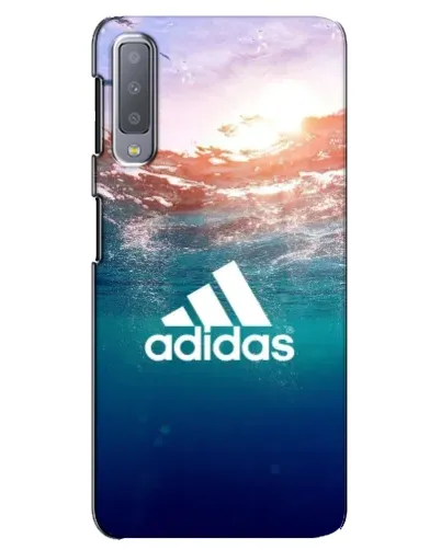 Чехол для Samsung Galaxy A7 2018 (A750) с картинкой «Океанская глубина адидас» Чехол для Samsung Galaxy A7 2018 (A750) с картинкой «Океанская глубина адидас»