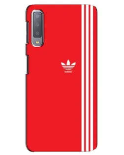 Чехол для Samsung Galaxy A7 2018 (A750) с картинкой «Красный минимализм Adidas» Чехол для Samsung Galaxy A7 2018 (A750) с картинкой «Красный минимализм Adidas»