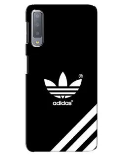 Чехол для Samsung Galaxy A7 2018 (A750) с картинкой «Adidas с диагональными полосами»