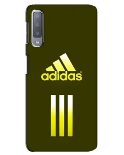 Чехол для Samsung Galaxy A7 2018 (A750) с картинкой «Оливковый градиент Adidas»