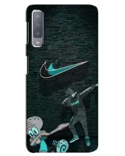 Чехол для Samsung Galaxy A7 2018 (A750) с картинкой «Спортивный арт Nike» Чехол для Samsung Galaxy A7 2018 (A750) с картинкой «Спортивный арт Nike»